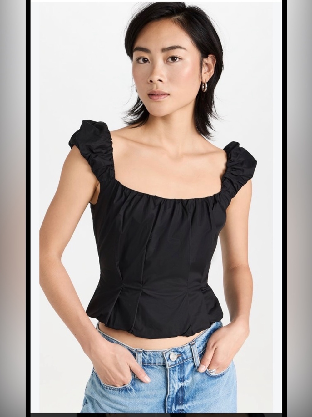 Lioness Almost Famous Strap Square-Neck Top